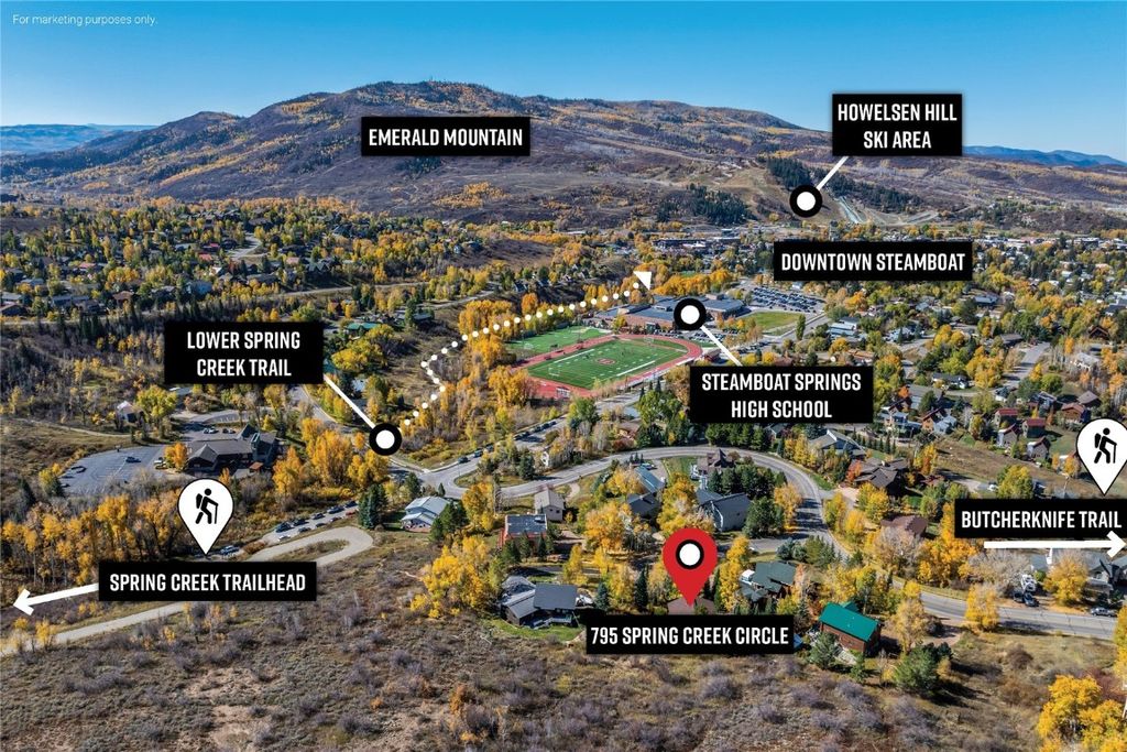 Photo of 795 Spring Creek Circle, Steamboat Springs, CO 80487 (MLS # S1063792)