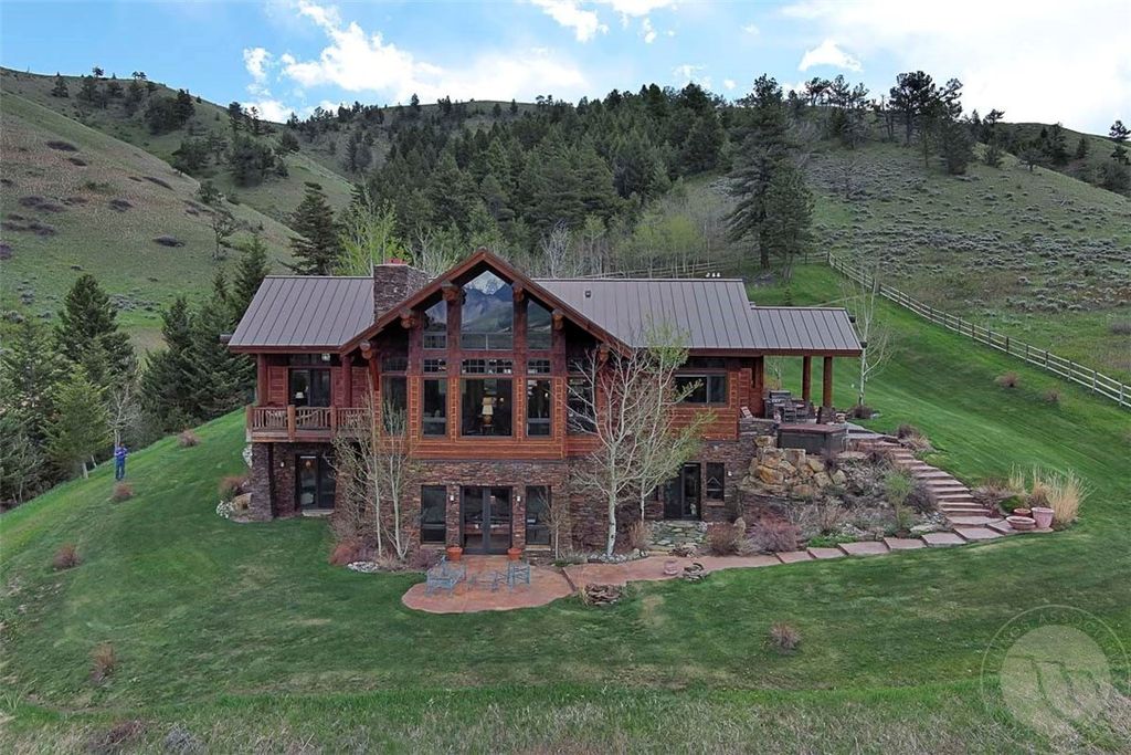 Photo of 94 Sheep Mountain Road (w/ 614 AC State Lease), Red Lodge, MT 59068 (MLS # 352334)