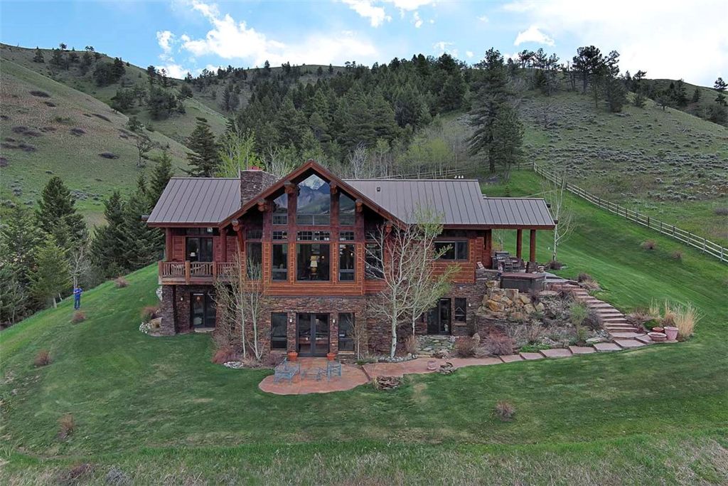 Photo of 94 Sheep Mountain Road (w/ 614 AC State Lease), Red Lodge, MT 59068 (MLS # 359414)