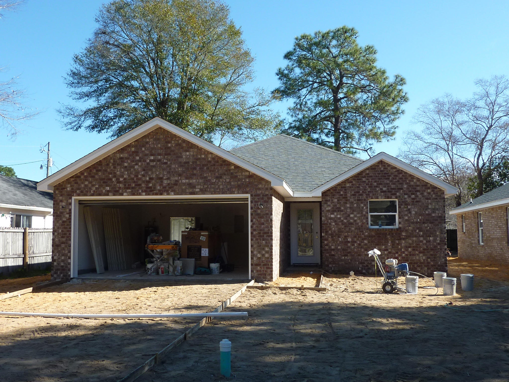 CONSTRUCTION NOW UNDERWAY ON THIS CLASSY 1-STORY, ALL-BRICK HOME! CONVENIENTLY LOCATED NEAR SCHOOLS, SHOPPING AND THE AIR FORCE BASES. OPEN LIVING AREAS. SPACIOUS LIVING ROOM / DINING ROOM. KITCHEN FEATURES GRANITE COUNTERS, PANTRY, STAINLESS STEEL APPLIANCES. LOVELY MASTER SUITE HAS A BIG WALK-IN CLOSET. 2 ADDITIONAL BEDROOMS, ONE OF WHICH ALSO HAS A WALK-IN CLOSET. INSIDE LAUNDRY. LANAI. 2-CAR GARAGE WITH AUTO OPENER. LAWN PUMP AND SPRINKLER SYSTEM.