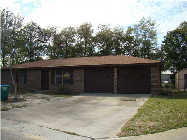 Cute & Cozy!!!This two bedroom with large two car garage has a large back yard for the children. Does not have a refrigerator.Call listing agent for appointment to view.