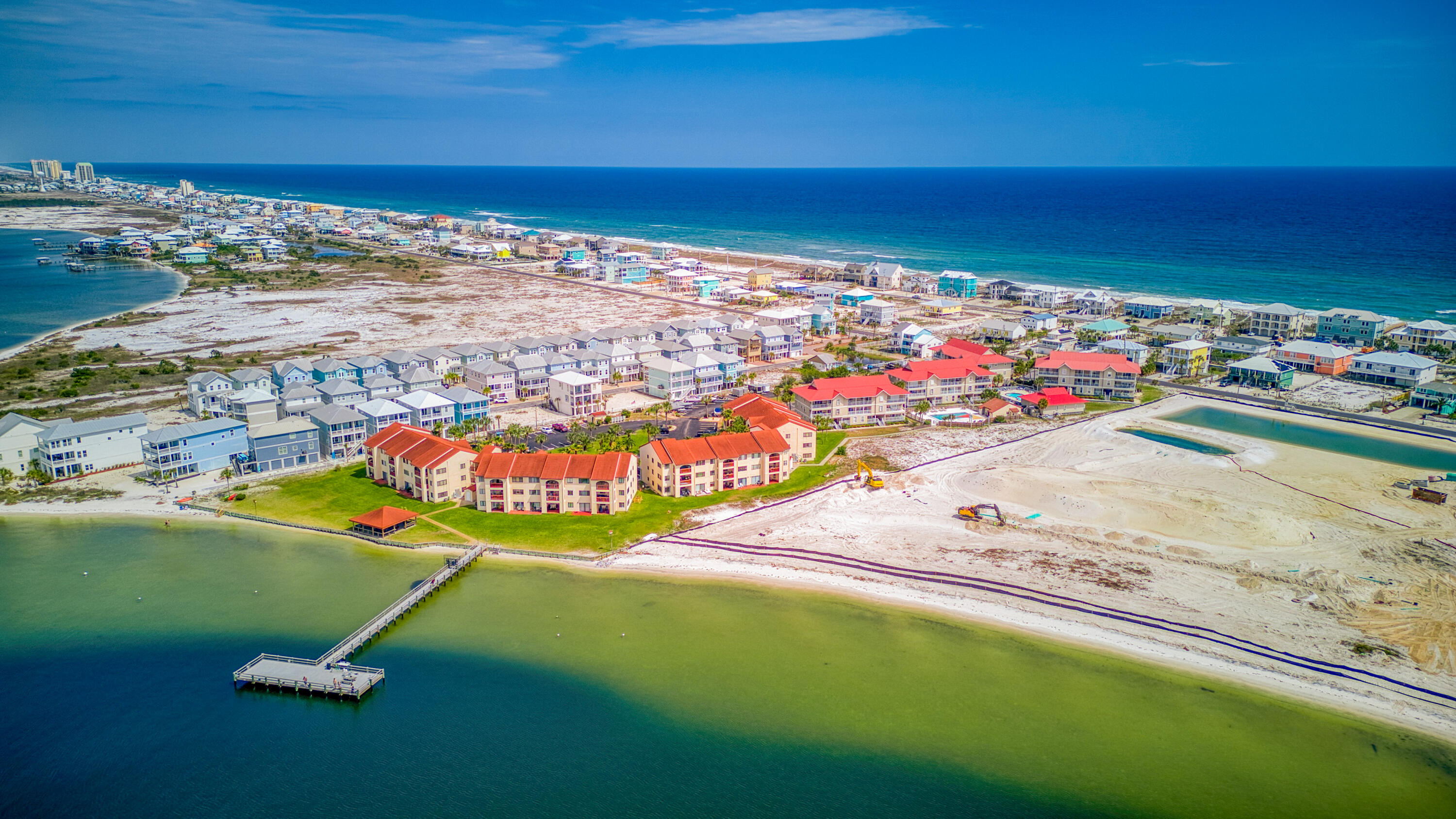 Open House Saturday November 23rd 1-3pm. Come discover the sweet life on the Sound. This elegantly decorated 1 bedroom, 1 bath gem sits between the Emerald green waters of the Gulf of Mexico and the Santa Rosa Sound. Enjoy the best of coastal living on Navarre Beach. Freshly painted and boasting luxury vinyl plank floors, granite counter tops in both the kitchen and bath and a brand new walk in custom tiled shower, this studio makes beach living easy. The fully furnished condo comes with a brand new leather sofa bed, coffee table, TV stand and 65 inch TV. Crown molding, recessed lighting, stylish wall decor all add to the polished coastal look and feel of this condo. Sunset Harbor offers a private community pool, pier, grilling and gathering gazebo and beach. Each building has an elevator. Make this stress free condo your home, second home or investment property. Freshly painted 2024, New hot water heater. The possibilities for fun in the sun are endless.