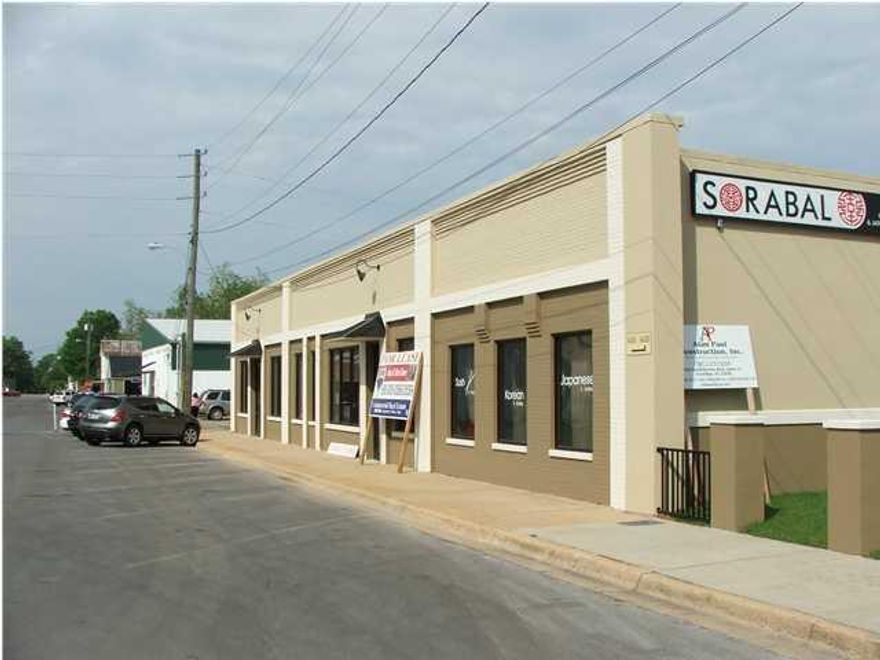 Business is Booming in this Business Complex. Only one unit available. 85 visibility and the new City Parking lot frontage! This prime Retail Space has been completely renovated and ready for business. Bring you dresses, guns, and bling-bling today and get ready for business! Northbound traffic can see the front door and sign space will be supplied on hwy 85. Requires 2 months rent in security deposit.