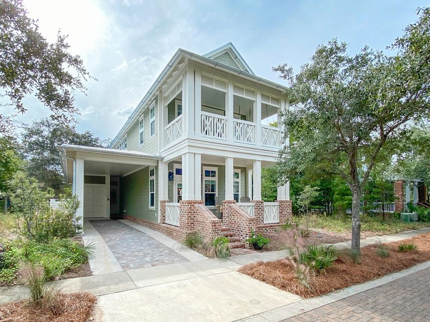 •Accepting Backup Offers• Relax at this beautiful home in Forest Lakes along beautiful 30A. With two master suites – one on each level – and two additional bedroom suites, this inviting home has ample room for the whole family and makes for a fantastic vacation home or primary residence. The main level features an open floorplan. The living room, dining area, and kitchen all flow together making for a great gathering place. The kitchen is a chef's dream with a Wolf range, wine cooler, two sinks, and large island that seats six. The downstairs master suite is tucked quietly towards the back of the house. The upstairs master suite is spacious and features a private porch with a large couch swing – a lovely place to sip your morning coffee or settle in with a good book. Both master baths feature soaking tubs and separate showers. Two guest suites are also located upstairs, one with two sets of bunk beds, the other a king bed. This home features stunning finishes, furnishings, and serene coastal décor. Forest Lakes is a gated community just minutes from the beach and has amenities including a two-tiered pool, gathering pavilion with outdoor kitchen and fireplace, stocked lakes for catch and release fishing, playground, walking paths, and beautiful surroundings. A beautiful paradise! This home would make an excellent investment property with annual rental projections showing $92k+!