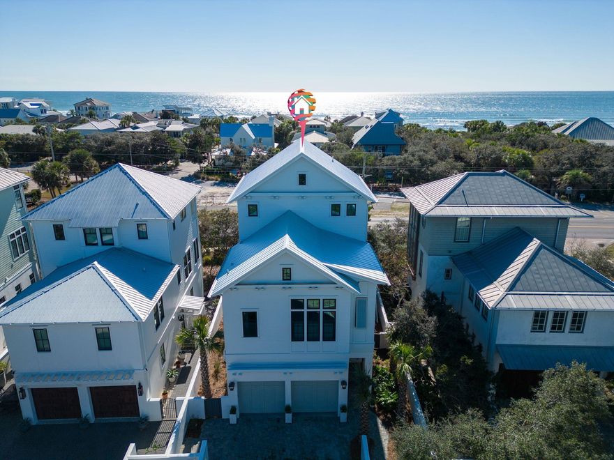 Well-appointed with custom features and exquisite architecture, 237 Sand Oaks Circle is a turn-key, newly constructed home by renowned architect Greg Jazayeri. This sophisticated property includes over 2700 sq ft of perfectly crafted and planned living space featuring four bedrooms, a powder room, and four full baths. Upon entry to the home, a generous foyer awaits, lined with light white oak flooring leading to the two guest suites with private bathrooms and access to the spacious 2-car garage   The second-floor great room allows the natural light to flood across the Venetian plaster walls into a chef's dream kitchen. The well-appointed space includes KitchenAide suite of appliances, custom cabinetry, an oversized island, and other curated selections.