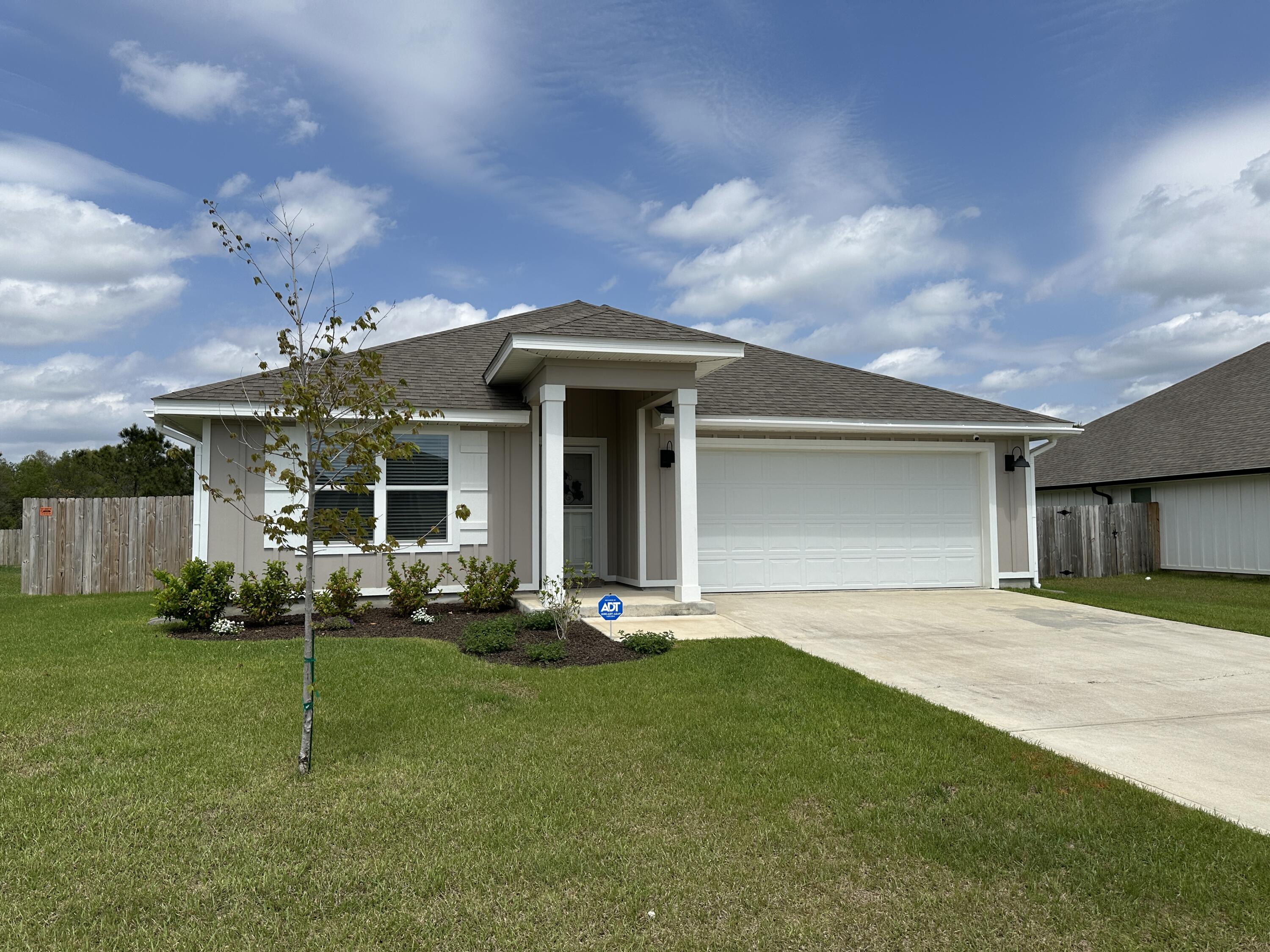 This beautiful, first-time rental is located right across the street from the elementary and middle school, is just minutes from dining, shopping & hospitals. It features a spacious, open floor plan with a beautiful kitchen island with granite counter-tops, plenty of cabinets, and stainless-steel appliances. The master suite has a walk-in shower, double vanities, huge walk-in closet and separate water closet. The backyard has a nice patio and is privacy fenced. The home will be available by the end of May. Washer and Dryer included, Pet friendlyMOVE IN SPECIAL Move in on or by June 1st and you get half off your first month rent