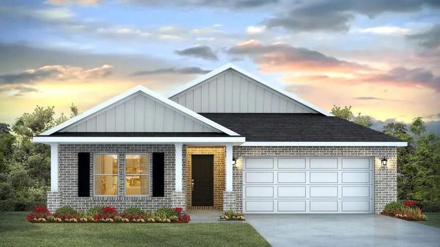 BRAND new Community, Charlie Day Estates is just minutes from shopping, dining, schools, and a short trip on SR-85 from the pristine beaches of Destin, Navarre, and Pensacola. The all brick 'Lakeside' Model is a FABULOUS highly desirable floorplan with a relaxed OPEN concept, no wasted space, 5 beds, 3 baths, nice 12 x 9 covered back patio & 2 car garage. Well-designed kitchen, GORGEOUS QUARTZ countertops, all stainless appliances, smooth top range, quiet dishwasher, built in microwave, roomy dining area & more. Striking wood-look flooring, plush carpet in the bedrooms. Fabulous amenities. Hurricane window protection & the Smart Home 'Connect' System has several convenient devices: Amazon Echo Dot, Smart Switch, a Honeywell Thermostat, and more. Stylish exterior gives Awesome curb appeal.