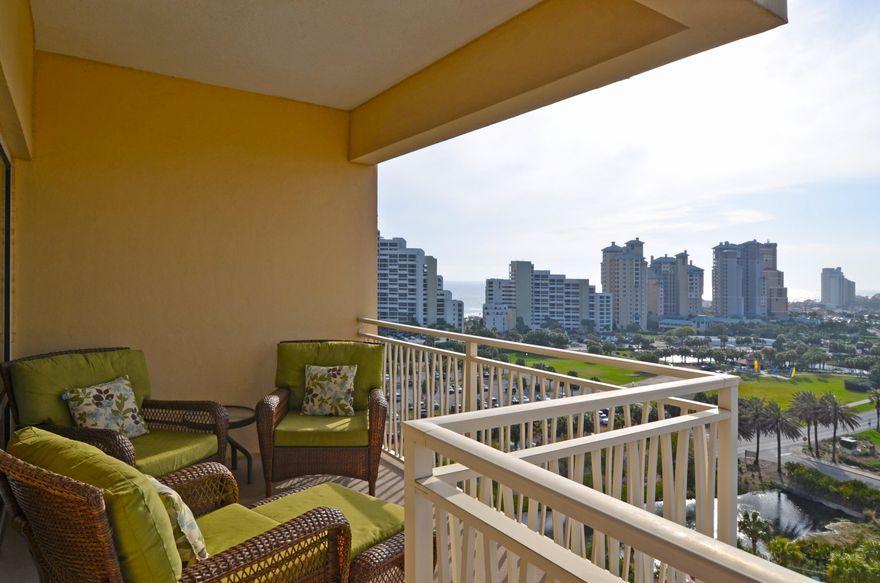 Wraparound balcony and flat screen TVs throughout this spacious condo overlooking the pool, resort and out to the dazzling Gulf of Mexico!This is your place in paradise! Located at Sandestin Golf and Beach Resort and just steps from the Gulf of Mexico, The Luau II tower is a West Indies inspired design with all of the amenities you would expect at a beach-side condo.Gated parking area with upper and lower parking garage, lobby area, luggage carts, large beautifully landscaped pool with swim under waterfall (heated at specific times of year), hot tub, children's pool, tiki hut poolside (seasonal), sun deck in both buildings (a great place to take in views of the beautiful Emerald Coast), outdoor grill area, fitness room, and complimentary wi-fi.