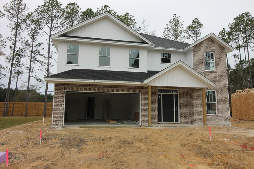 Stunning new construction homes in the heart of Lynn Haven, this home is mostly brick and vinyl siding, it has custom cabinets, granite counter tops, Stainless steel appliances, This home offers 4 bedrooms and 2.5 baths and is in one of the most sought after neighborhoods in the Panama City and Lynn Haven area. Come see this home today.