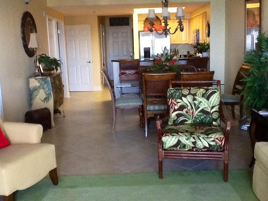 If your looking for the wow factor than this is the place for you! Not only does this unit have breathtaking views of the gulf but the owner spared no expense when decorating this Gem. From handmade bed spreads, handcrafted furniture to decor galore! Large open floor offers two spacious bedrooms including a bunk room and 2 full baths. Kitchen has granite counter tops, tile flooring and sleek stainless steel appliances. Enjoy a glass of wine and the sunset on your large balcony furnished with classy outdoor furniture. Ariel Dunes has well known restaurant Cabana Cafe onsite and over-sized pool.