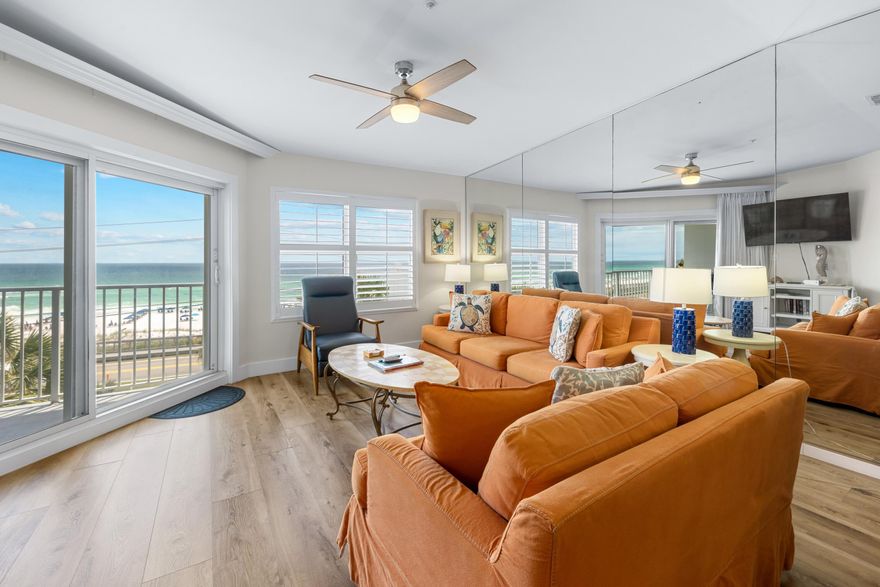 Your Opportunity Awaits at Maravilla!Don't miss this beautifully decorated 2-bedroom, 2-bathroom condo on the 4th floor with direct Gulf views! Whether you're searching for a serene beach getaway or a high-performing rental property, this unit offers it all -- including a strong rental history and resort-style amenities.Step inside to find tasteful coastal decor that captures the essence of beachfront living -- light, bright, and breezy with every detail thoughtfully designed to invite relaxation.Located in the sought-after Maravilla Resort, enjoy:Private deeded beach access for exclusive enjoyment of the sugar-white sandsTwo sparkling community pools, one heated in the winterA hot tub for unwinding after a day in the sunA brand-new barbecue area with picnic tables Tennis courts for some active fun
A private balcony offering breathtaking Gulf views
Fully furnished, beautifully decorated, and rental-readythis unit is a true turnkey opportunity. Discover why Maravilla is a favorite along the Emerald Coast!

