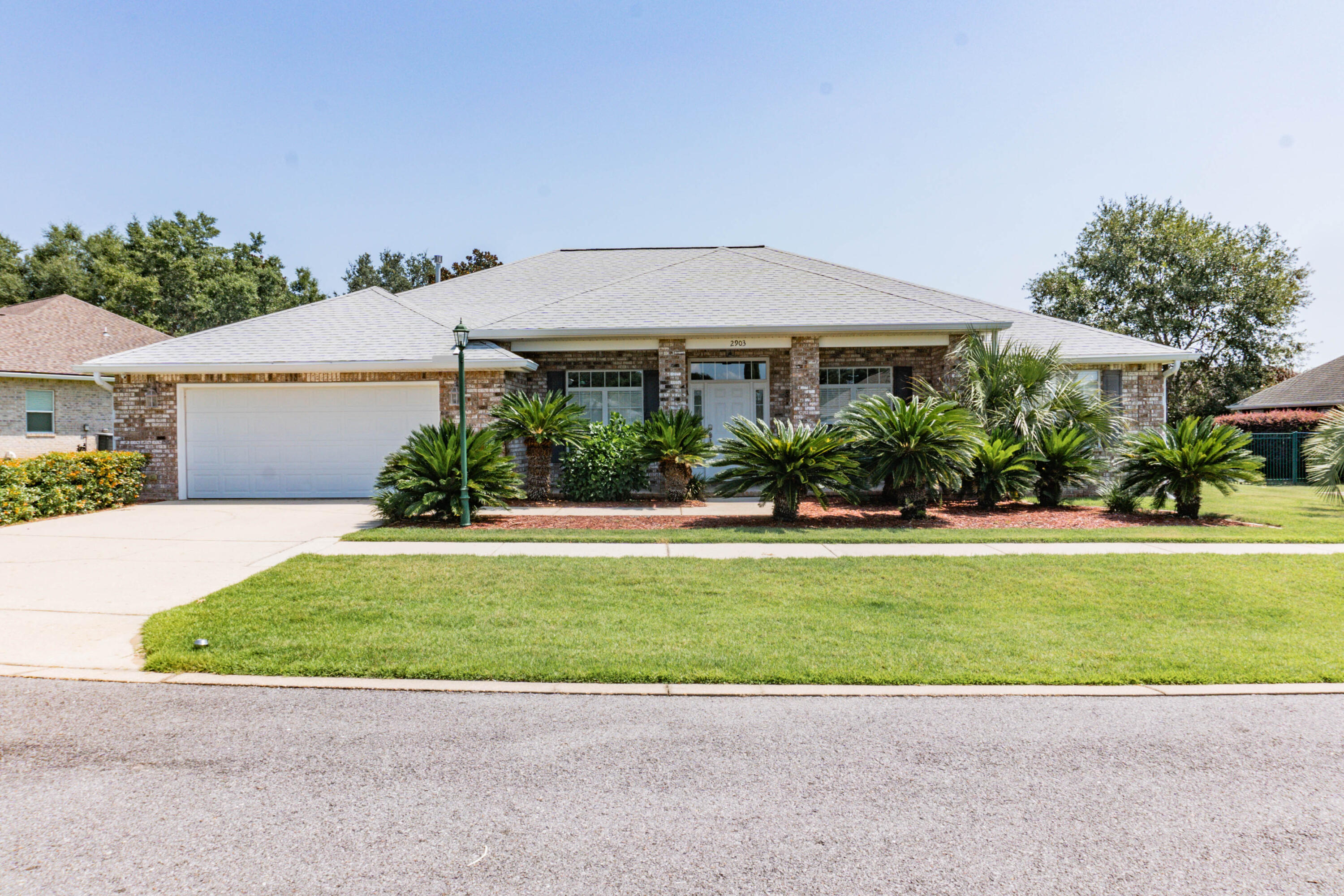 Available Now!!! Desired Chanan Estates, a gated community, features this 4/3 with a flex space.  Meticulously maintained gem with mature landscaping.  Easy access to Duke Field, 7TH SFG, Camp Rudder, Eglin AFB, beaches and shopping. Boasting a formal dining room as well as an eat in kitchen, Florida room, office/flex space with custom niches.  Ceramic tile floors leading to a cozy family room with a gas fireplace adorned with herringbone tile work are just a few of the custom finishes you will find.  The spacious kitchen offers granite countertops, stainless steel appliances (including a double oven), and plenty of cabinet space for storage. No inside smoking or vaping.  Pets may be allowed with homeowner approval. This is a must see.