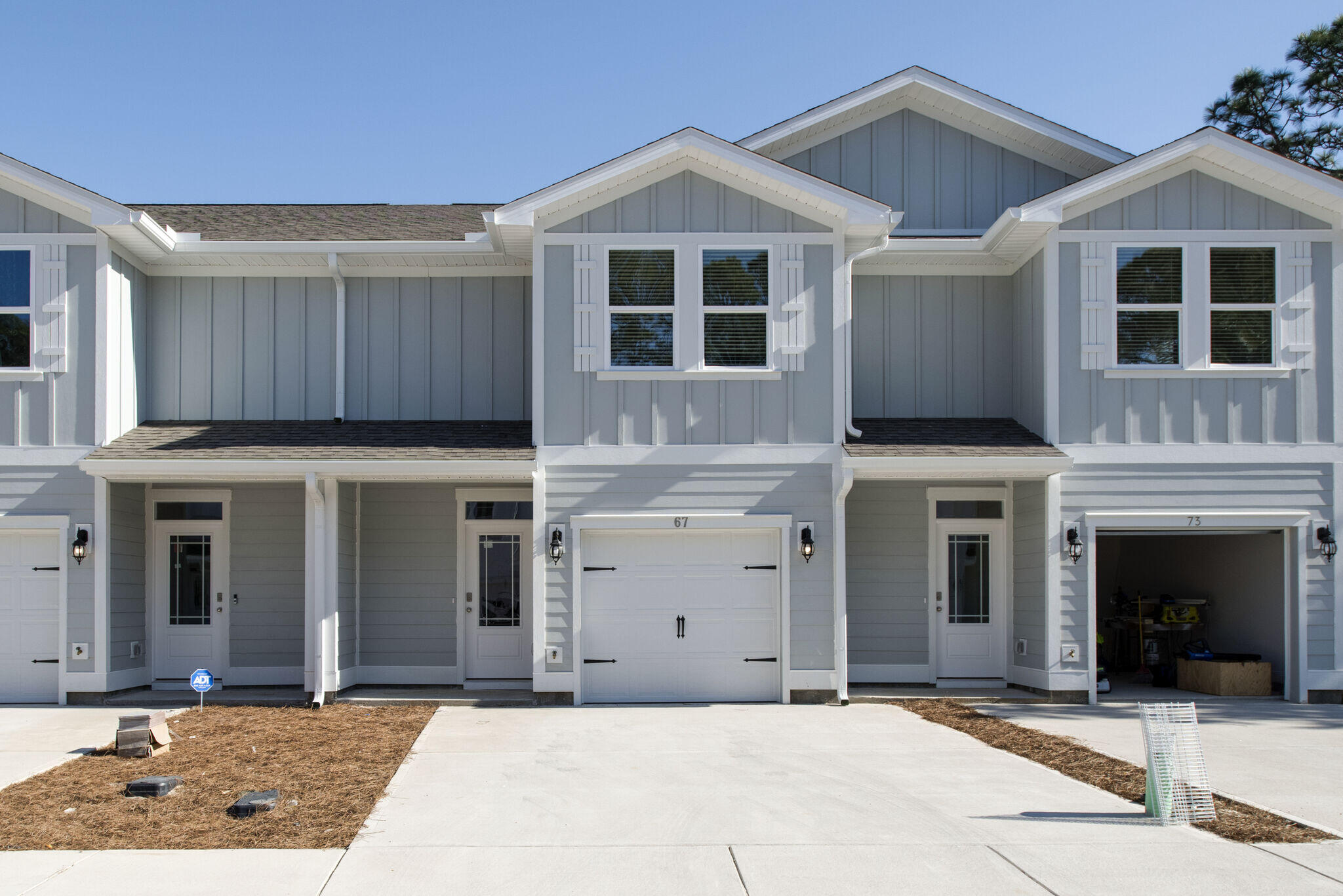 AVAILABLE NOW!!!  Sandhill Pines is a new luxury townhome community North of Hwy 98 off of Mack Bayou Road. Surrounded by trees, this community offers tranquility and beautiful scenery. This two story townhome features 3 bedrooms, 2.5 baths and a single car garage. The open floor plan is perfect for entertaining and boasts a variety of upgrades.  Amenities include a beautiful wood bridge, street lights and a community mail box station. Sandhill Pines is located approximately 4 miles from Silver Sands Shopping Center, 3.5 miles to Topsail Hill Preserve State Park and just 5 miles to Dune Allen Beach Access on Scenic Hwy 30A.  Sorry, no indoor smoking or vaping.  Small dogs may be allowed with a $400 non-refundable pet fee.  No cats.