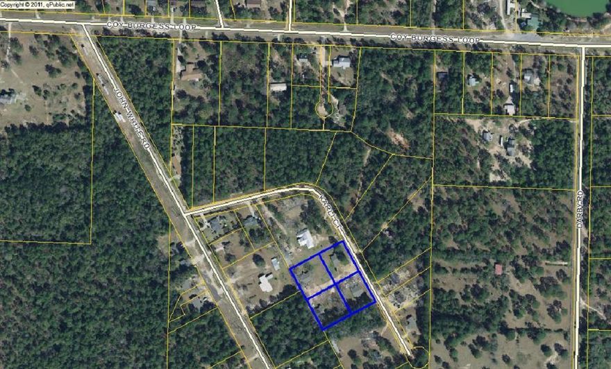 Great Investment Opportunity. Four income producing duplexes just South of DeFuniak Springs city limits off of Coy Burgess Loop. Each duplex has shared laundry and sits on .55 acres. All eight units have 3-bedrooms, 1-bath and are tiled throughout for low maintenance. New roofs on all 4 buildings. Solid rental history with long term tenants. 2017 Rental Income $54,600 and 2016 Rental Income $49,170. All information is deemed accurate but should be verified by the buyer.