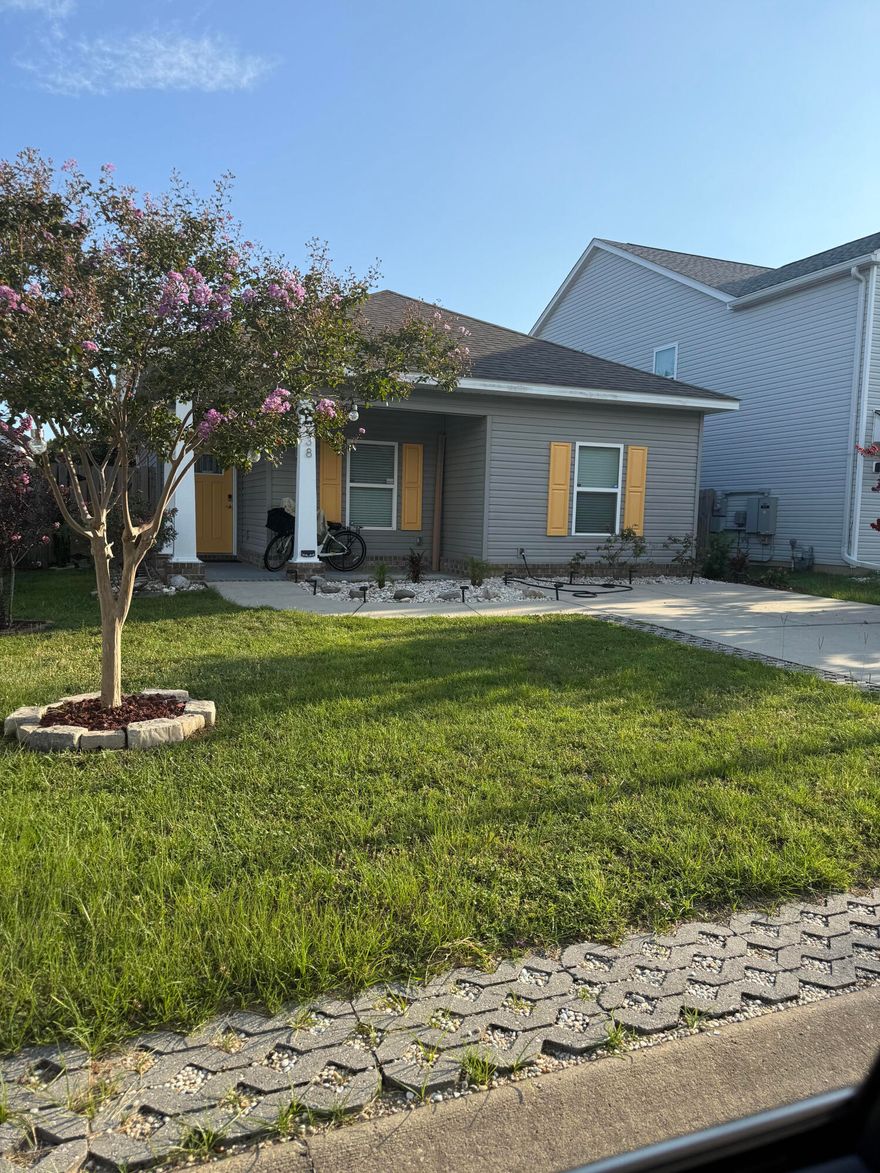 Assumable VA loan @ 2.85% Welcome to this charming 3-bedroom, 2-bath cottage that blends coastal flair with laid-back bohemian style. Perfectly set up as a turnkey Airbnb or primary residence, this home is just minutes from downtown Pensacola, a short walk to the local park and marina, and only a 6 minute drive to the NAS main gate. Step inside to enjoy new flooring (2022), resh interior paint (2025), and a brand-new HVAC system (2024), lansdcaping, pressurewashing an extened patio pavers(2025), New Kitchen peninsula (2025) all the updates you need for comfort and peace of mind. The spacious backyard is a true oasis, beautifully landscaped with a shaded seating area surrounded by blueberry and blackberry bushes, a lemon and banana tree and a and a fragrant rosemary bushideal for relaxing or entertainingWhether you're looking for an investment property, vacation getaway, or cozy home near the coast, this unique gem has it all. Don't miss your chance to own a slice of Pensacola paradise!

