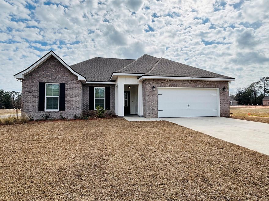 Awesome builder rate plus choice of FREE blinds OR fridge! Restrictions apply.The RAVENSWOOD V H in Houston Place community offers a 4BR/2BA, open and split design. Upgrades added (list attached). Features: double vanity, garden tub, separate shower, and 2 walk-in closets in master bath, kitchen island, pantry, covered porches, undermount sinks, LED lighting throughout, crown molding, framed mirrors in all baths, smoke and carbon monoxide detectors, landscaping, architectural 30-year shingles, flood lights, and more! Energy Efficient Features: water heater, electric kitchen appliance package, vinyl low E MI windows, and more! Energy Star Partner.