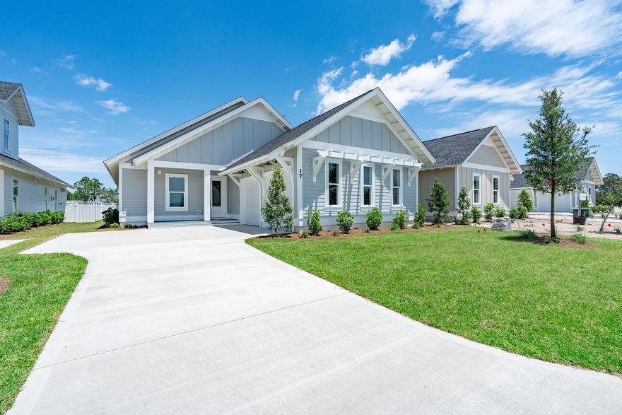 MOVE-IN READY!!! Welcome to the brand new Avalon plan from Boswell Builders, nestled in the coveted Watersound Origins neighborhood, Powell Landing East. **Seller offering $5,000 closing cost credit - ask WSO community sales specialist for details.  This new 1-story home design features 4 bedrooms, 4.5 bathrooms, and a fully equipped outdoor living space with a private pool and outdoor kitchen. The main living space features a grand, open-concept great room with a living room fireplace and a stunning kitchen featuring wood cabinetry, quartz countertops, and stainless steel appliances (36'' gas range, vent hood, microwave drawer + more). This home also features 10' ceilings throughout, luxury vinyl plank floors + tile in bathrooms, wood closet shelving, crown molding in main living areas and primary bed + bath, and 8' interior doors.

The spacious primary suite is situated at the rear of the home overlooking the back yard featuring a massive walk-in closet, double vanity, tiled walk-in shower, and freestanding bathtub. The secondary bedrooms each have their own bathroom and walk-in closet. Step outside onto the screened porch where you'll find a luxurious summer kitchen with weatherproof nature cast resin cabinet, quartz countertop, and 34" Coyote gas grill with vent hood. This home also includes a pool package for maximizing your outdoor Watersound Origins lifestyle. Completion expected May 2024.

The Watersound Origins community is one of South Walton's most coveted neighborhoods for its exceptional amenities, beautiful new homes, and prime location. Amenities include the Village Commons pool & fitness center, sports courts including tennis and pickle ball, miles of nature trails, dock access to Lake Powell, unlimited golf, and lots of green space for outdoor play. The all new Watersound Town Center brings a new level of excitement and convenience to the community with a Publix Super Market, delicious restaurants, healthcare facilities, and more right at the entrance to the neighborhood! *Pricing for inventory homes include lot premiums and may include optional upgrades. Added options/upgrades and pricing are subject to change.