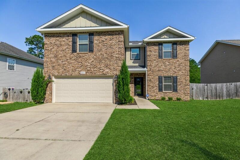 THIS IS THE ONE! LOCATION!! Picture yourself pulling up to this gorgeous 2-story family home with 4 bedrooms, 3 bathrooms and over 2100 square feet. On the main level, you have wood look tile floors, office space, a welcoming living room, eat-in kitchen with granite counter tops, breakfast bar, stainless steel appliances, double pantries, & dining area with walkout to a large deck which leads to the fully fenced, private backyard which provides additional space for unwinding and entertaining, and a 2 car garage.Settle in to your master suite on the upper level, featuring plenty of natural light and a walk-in closet. The master bathroom has a double vanity, garden tub, closet and a large shower. There's also 3 additional bedrooms, bathroom and laundry room.