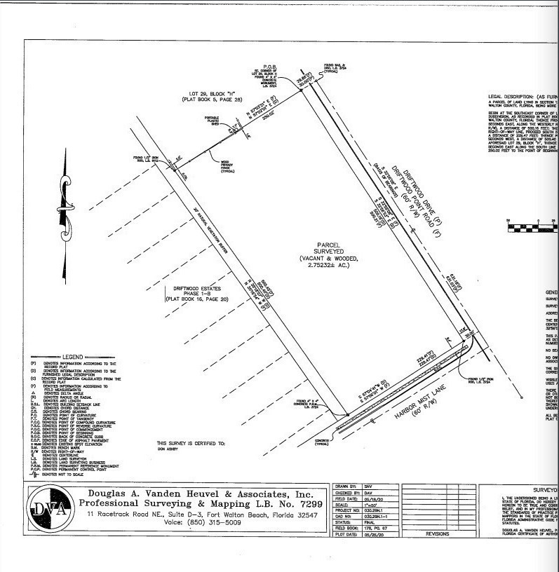 ELIZABETH FARMS 3RD ADDN UNREC - Land
