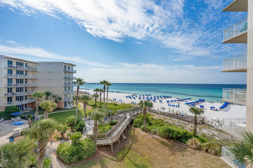 A RARE GULF FRONT rental powerhouse wrapped in coastal luxury. Fully renovated with a sleek modern coastal vibe, this 3 bed, 3 bath Gulf-front unit is a unique find that delivers both lifestyle and ROI. With breathtaking, unobstructed views of the Gulf of America, this opportunity offers more than just a place to stay -it's a destination. Every detail has been thoughtfully curated, making this property completely turnkey and ready to impress guests or become your personal retreat. Short-term rental ready, this unit generates an impressive $115,000+ annually, making it a savvy investment with serious lifestyle perks. Resort-style amenities elevate every stay: 4 sparkling pools, including a heated pool, kiddie pool, and a lazy river. Private beach access is just steps away. State-of-the-art fitness center for active mornings before beachside lounging Whether you're seeking a high-performing rental or a dreamy second home, this condo delivers the best of both worlds - location, luxury, and lifestyle. Expand your portfolio! B402 checks every box: rare, revenue-generating, and ready to go
