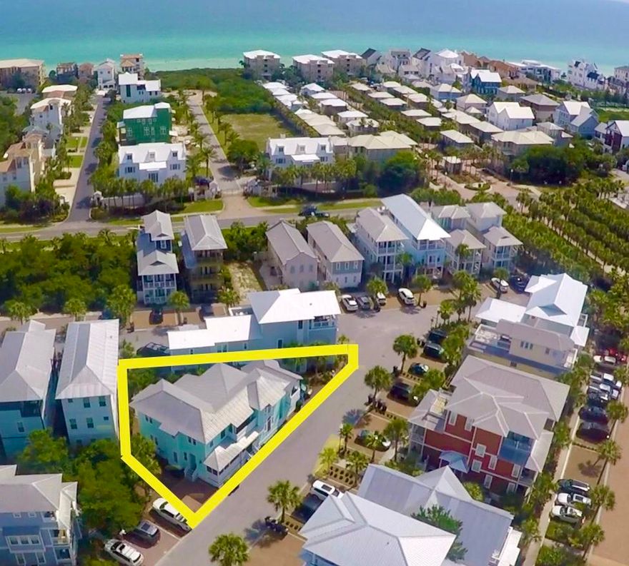 A tropical beauty, this Seacrest Beach house features 5 bedrooms, 5.5 bathrooms in one of 30A's most desired communities. Producing almost $90K in rental income in 2019, the house is perfect for vacation rentals, welcoming 15 guests at a time. Built in 2005 and fully renovated in 2014, enjoy a gourmet kitchen, Australian Cypress hardwood floors, and a farmhouse style dining table that invites guests to the heart of the action in the kitchen and open concept living room. The master suite is located on the first floor with a double vanity, extra deep soaker tub and a separate dual-head shower. Two guest bedrooms and a bunk room are located on the second floor, all with en-suite bathrooms. The main house comes furnished. The carriage house is a great addition, featuring a full kitchen, spiral