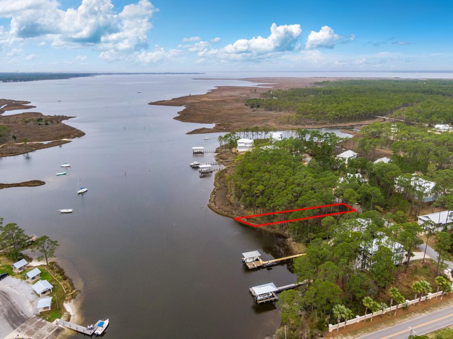 Build your dream home and dock on a tucked away quiet street within the gated community of Cessna Landing. This bayou front homesite offers direct access to the Choctawhatchee Bay. Boating, fishing, yolo boarding and more can all be accessible from your own backyard, enhance your lifestyle and enjoy the freedom of the Bay and Beach life!