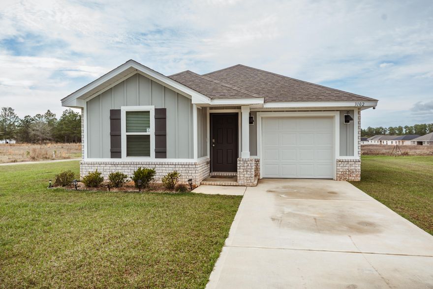 Available 4/1/26! 3/2 newer construction in unique Heritage Plantation Community featuring a nice Community POOL, within walking distance directly out your back door! This charming floorplan, a 1 story cottage style home with 1 car garage. Highly desirable open floorplan. Beautiful kitchen with stainless appliances, built in lighting, wood look flooring and nice carpet in the bedrooms. Pets may be allowed with owner approval and $400 non-refundable pet fee. No smoking or vaping in the property. Reclaimed water fee for irrigation included in rental rate. Applications are done online at www.rentgoodlife.com.