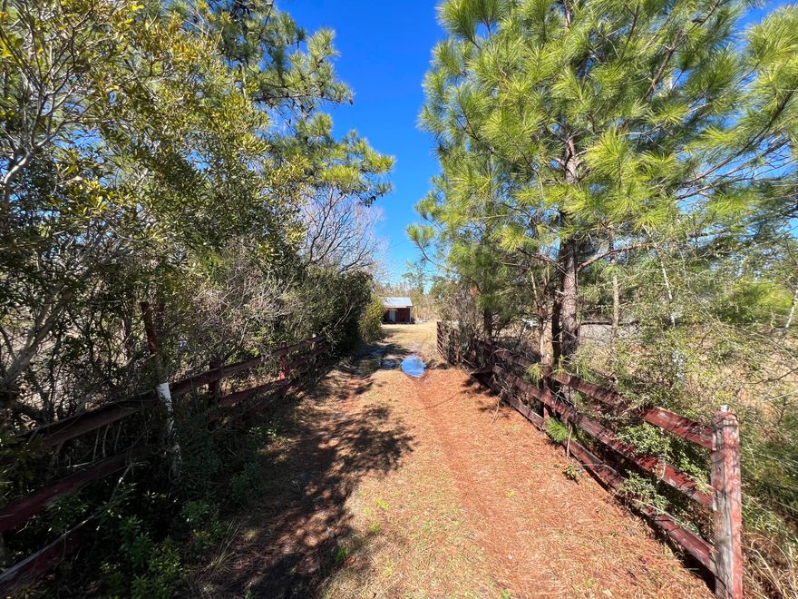 Beautiful partially cleared 14 acres with a small pond and small storage building. Electricity is run to the property and needs a power pole.  There is an older well located on the property but seller makes no warranty to condition. Zoned Ag 1, flood zone X and A. Silver Lake road is paved and 2.2 miles from Hwy 231 and approximately 25 miles to Panama City.