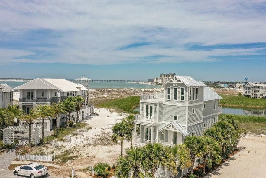 This home was completely renovated in 2020 and to include all new AC, electrical fixtures and plumbing fixtures, new roof, flooring and an improved floor plan with 4th bedroom plus a bunk room. The views from this house are absolutely amazing and overlook the Gulf of Mexico, East Pass and Destin Harbor giving owners breathtaking sunsets. Destin Pointe is the only gated beach community to boast two separate beach experiences in one beautiful gulf front community.