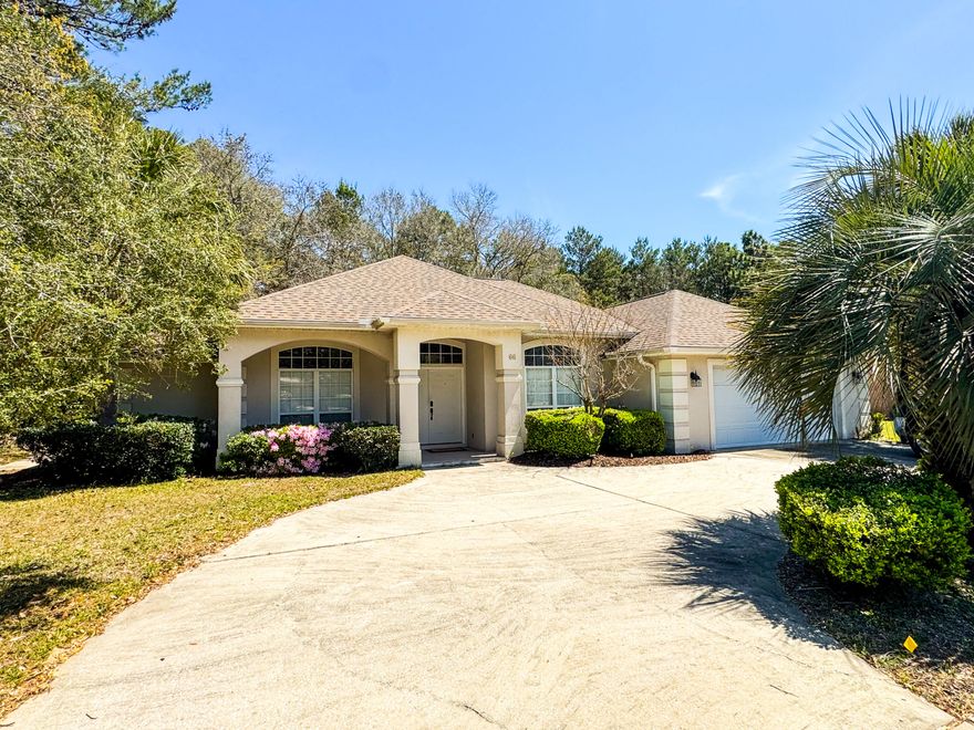 Nestled in a beautiful corner lot backing up to a serene preserve, this stunningsingle-owner home is located in the highly sought-after Poquito Bayou area, justminutes away from Eglin AFB and the breathtaking Emerald Coast Beaches. The home includes an open floor plan, 10-foot ceilings and crown molding throughout, gasfireplace, kitchen island, a circular driveway, screened in porch, a spacious primarybedroom with single trey ceiling and recessed lighting, and a spacious walk-in closet.The home includes: new 2024 roof, new 2024 HVAC system, new carpet, and fresh interior paint for worry free living. Also, the home has a dedicated well & pump for irrigation, providing a reliable and eco-friendly water supply. Don't miss the opportunity to make this beautiful home yours.