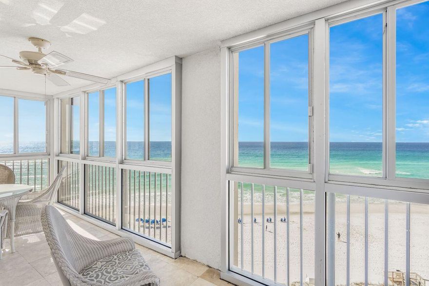 If you're ready for a flip project, look no further than this gulf-front, gulf-facing, end/corner condo that has been family-owned since 1974 and never rented. Boasting three bedrooms, two baths and 1,627 square feet of living space, this unit at Shoreline Towers in Destin is ready for your touch. The exterior of the building is currently undergoing significant renovations including new stucco and balcony rebuilds over 2022-2023. The HOA currently plans to restrict short-term rentals during renovation; more about their plans can be provided upon request. The most recent sale in this building was four floors up and closed at $900,000. Shoreline Towers has plentiful onsite amenities including a pool, gym and tennis and basketball courts, situated behind a gated facade with on-site security.