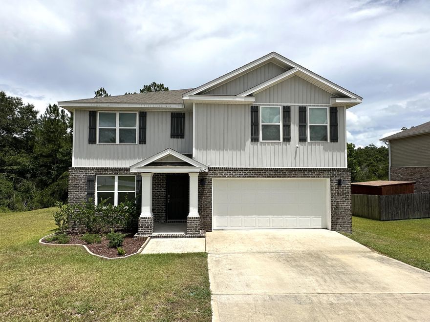 The popular Hayden Floorplan is a 5 bedroom, 3 full bath, 2 story home with great spaces in a community just north of Crestview. It has a large loft area for a second living space, playroom, or office upstairs. The kitchen features a large island/breakfast bar, stainless steel appliances, a great pantry, and it's open to the family and dining rooms. There's a bedroom located downstairs next to a full bath and the remaining bedrooms and laundry room are upstairs. The master suite has tons of space and the bathroom has double vanities, a separate water closet and 2 walk-in closets. Each bedroom is of an ample size and comes with a good size closet. Competitively priced so come see it soon! More pictures coming soon.