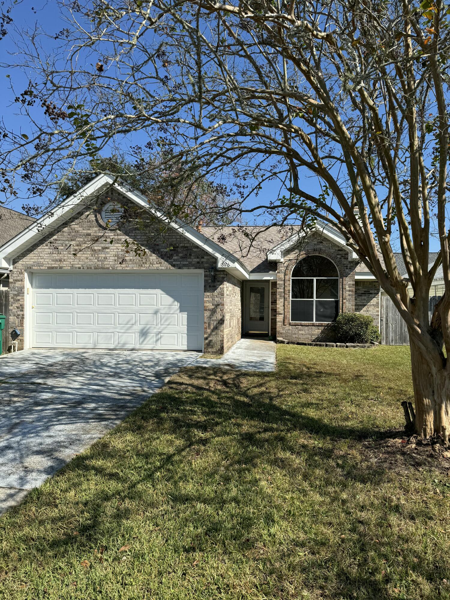 First time home buyer?  Investor?  Looking for instant equity in a home?  Don't miss this incredible opportunity to purchase a brick home under $300k!  This well structured home with open floor plan, new paint, updated yard, 2023 roof, 2018 HVAC & condenser, 2013 hot water heater, and transferrable termite bond is ready for you!  The low maintenance, fenced in back yard is a breeze giving you a tranquil space to sit and relax after a hard day at work!  Easy commute to Eglin and Hurburt!  Call your favorite agent to see it before it's gone!