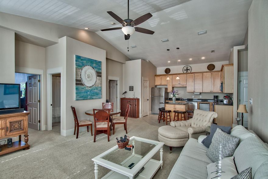 Best deal on 30A! This well appointed 3 Bedroom 2 Bathroom condo is positioned in the Dune Allen area along the west end of 30A and is within 1 mile to 3 public beach accesses. Offered fully furnished, this property is perfect to serve you as a rental investment, second home or even your full-time beach residence! The owners recently updated the kitchen appliances and replaced the HVAC system in 2018. Take advantage of the community pool at Topsail Village or take a quick bike or golf cart ride down to Gulf Place and several restaurants.