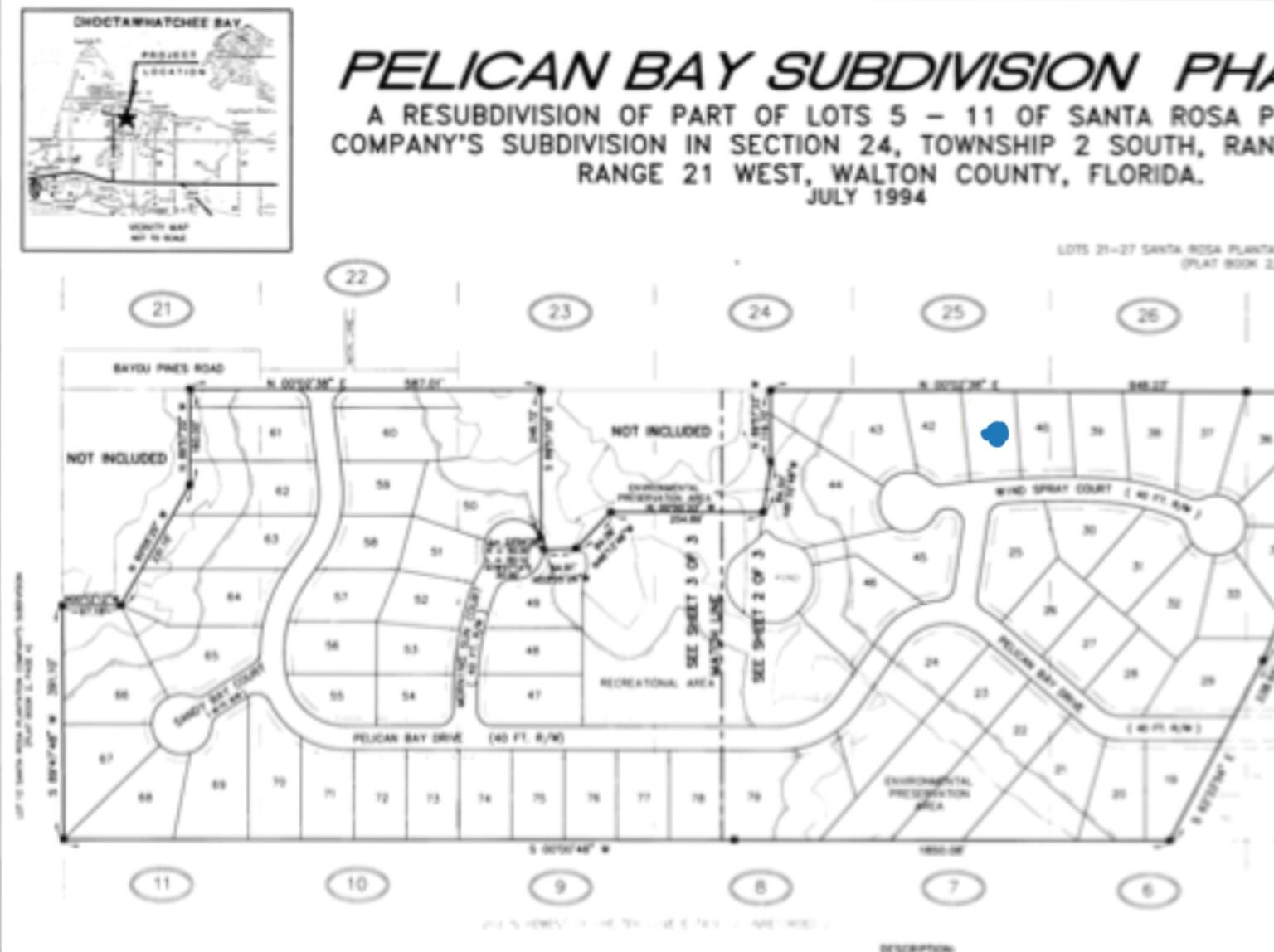 PELICAN BAY S/D - Land