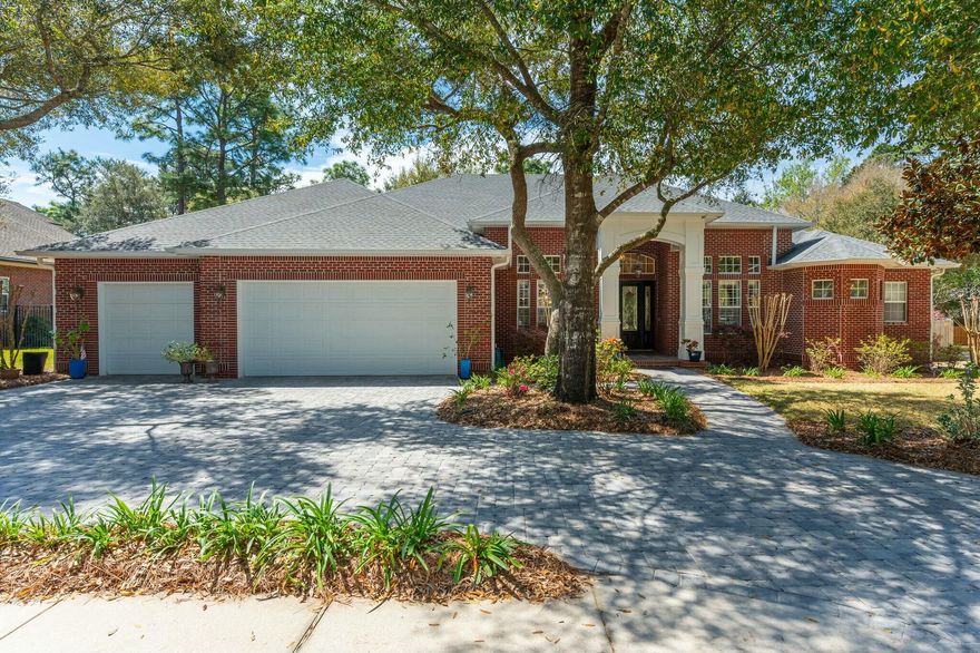 Welcome to 5008 Harvest Creek Trail, a stunning 4-bedroom, 3-bathroom home plus dedicated office, located in one of Niceville's most desirable communities! Offering 3,223 sq. ft. of beautifully designed living space, this home blends elegance and modern convenience in a prime location.  Step inside to discover an open and airy floor plan with high ceilings, large windows, and abundant natural light. The spacious living areas flow seamlessly, making it perfect for both relaxing and entertaining. The gourmet kitchen features granite countertops, stainless steel appliances, walk in pantry, and kitchen island are ideal for any home chef.  The office has custom cabinets and desk built in along with hard wood flooring making this the optimal space to work out of your home. The newly renovated primary bath is a dream. This spa-like space features a stand-alone soaking tub, chandelier, two separate oversized sink vanities, make up counter, and a shower with rain head and jet shower panel tower system. The master bedroom has two walk-in closets, and plenty of space to unwind along with French doors to covered patio. 
Additional bedrooms and baths located on the other side of the home are generously sized, offering comfort for family and guests alike.  
Recent upgrades include a brand-new roof (2025) and whole house generator for added peace of mind. A new paver driveway and walkway leading to the spacious 3-car garage offering epoxy flooring and built in cabinetry.  Need extra storage? The walk-in attic provides plenty of room with ease of access through the garage. 
Outside, the covered patio overlooks a large backyard containing fruit and fig trees, creating the perfect space for entertaining or enjoying a quiet morning coffee. The home is situated in a community packed with resort-style amenities, including a pool, tennis courts, playground, walking trails, and a scenic lake.   
Other notable features of this home is a central vacuum system, NO Carpet, custom shelves in pantry and master closets, under and over cabinet lighting in the kitchen, tray lights in the master bedroom, new oven (2024), and plantation shutters. 
Conveniently located near top-rated schools, shopping, dining, and more, this home truly has it all! 
