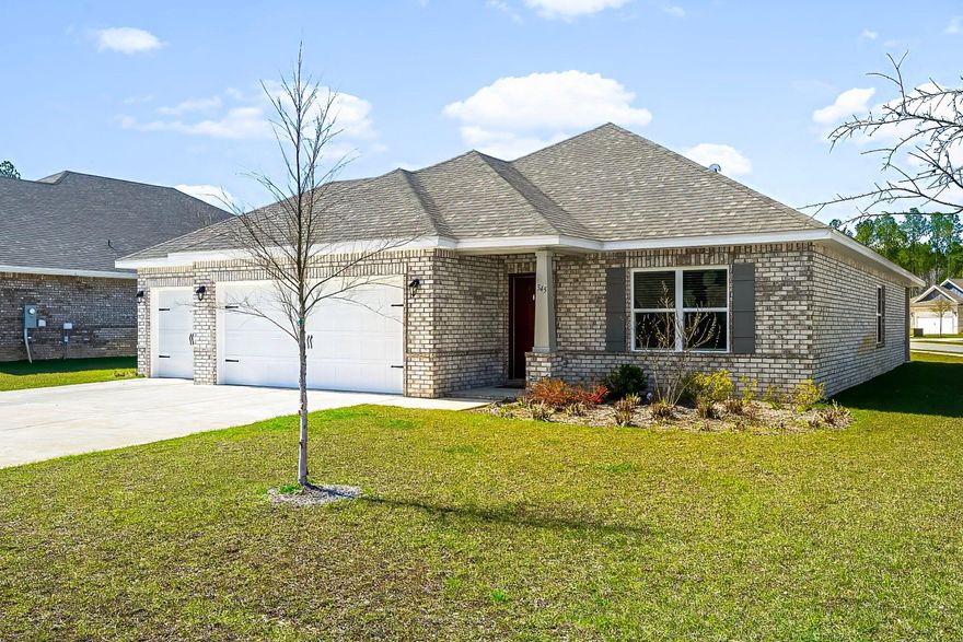 Welcome to Hammock Bay! This 3 car garage, one story 4 bed / 2 bath home is 2024 construction and is ready for you. This house offers four spacious bedrooms and a large open concept plan featuring quartz countertops and LVP flooring throughout. Home has natural gas for all the chefs! HB South just completed top of the line amenities, less than 1 mile away, including a beautiful sun deck and pool, fitness area, pickleball, playground and a kayak/paddleboard launch to explore Bear Creek leading you to the Choctawhatchee Bay. This new, unrivaled development is right across the street from renowned Steamboat Landing featuring a luxurious clubhouse and a 500' pier into the Choctawhatchee Bay, a great place to fish & enjoy the unmatched sunsets Also, included is access to all Hammock Bay main  Also, included is access to all Hammock Bay main amenities - TWO 24/7 fitness center, bike trails, parks, dog park, pickleball, and THREE pools!

Move in today!

Pets allowed, restrictions apply. Pet rent is $25/mo and a $250 pet fee applies, per pet. A one-time $100 lease fee will apply.

Owner pays for trash and HOA.