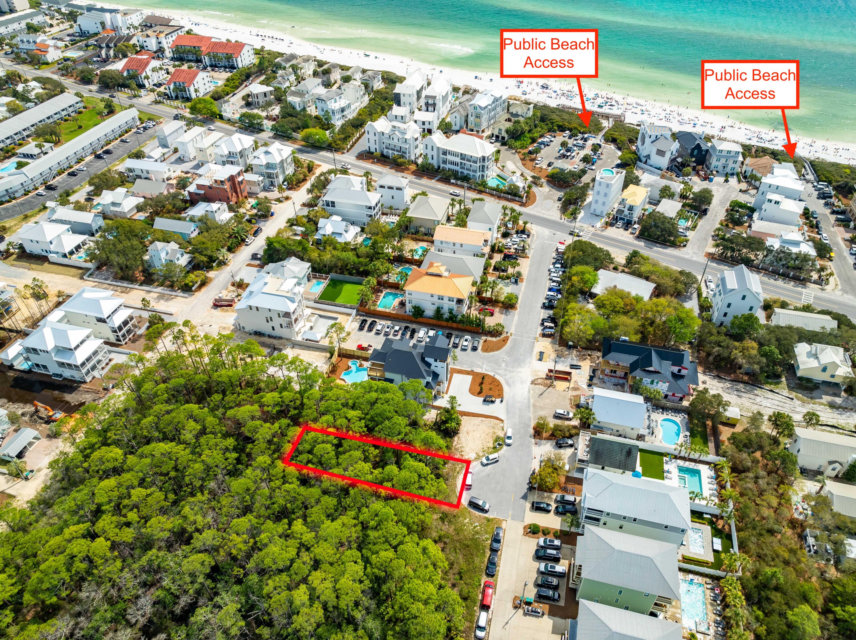 Just Reduced $50,000!! Endless opportunities on this premium lot located less than 400 feet from the public Santa Clara Beach Access. Seller has already obtained the DEP Permits to mitigate and build on this lot, which can be transferred and exercised by the new Buyer, providing an excellent location for a personal home or a rental property. The Santa Clara Beach Access is newly renovated, features showers, restrooms and of course the famous white sand of the Emerald Coast. From Northwest Florida Beaches International Airport (ECP), you could be pulling in to your newly built home or rental property, and headed to the beach within 45 minutes. This will be the epitome of 30A living. In the heart of Seagrove Beach, a home on this lot will allow one to easily traverse East and West on 30A to explore the local dining and entertainment this great area has to offer. Seaside is one mile to the West, the Publix in WaterColor is approximately a mile and a half to the North, and in the other direction, Rosemary and Alys Beach are approximately 15 minutes to the East. This is a rare opportunity you do not want to miss out on!