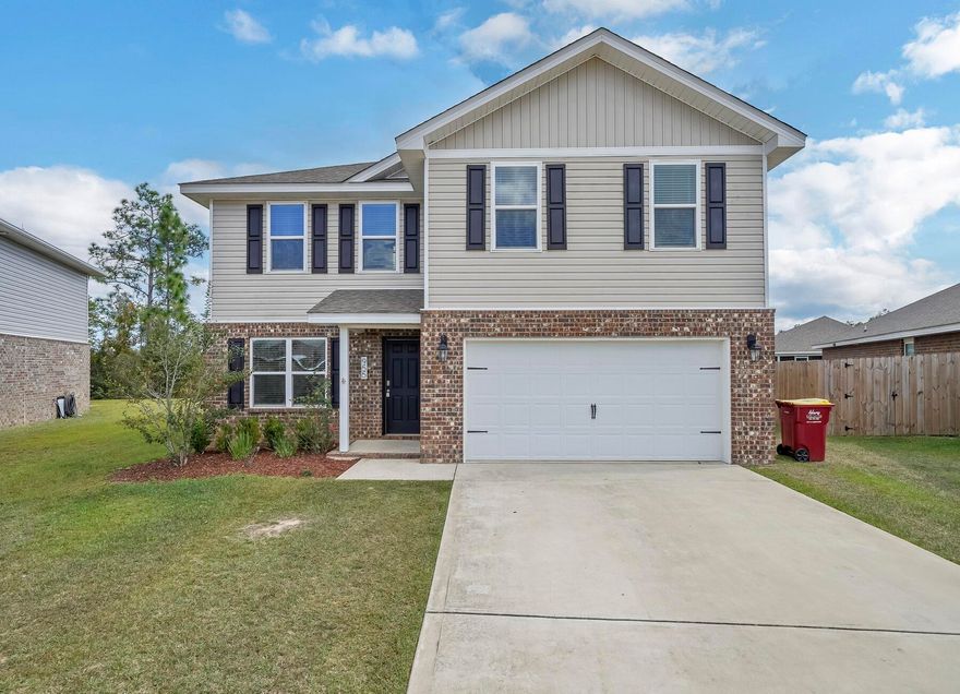 AVAILABLE NOW... 4bd/2.5bth, 2 story home located in the desirable Redstone Commons with a community POOL! Home is in the center of Crestview and close to both elementary and middle school. The downstairs has a huge Great Room with a Kitchen overlooking it.  Home features a Flex Room w/built in cabinets. Bedrooms are upstairs. The spacious Master Bedroom offers a large Bathroom w/double vanities, walk in shower, & large walk in closet. NO smoking. Pets allowed upon approval with a non-refundable pet fee. 600 minimum FICO credit score required in addition to meeting rental criteria. We also offer a security deposit waiver option fortenants such that they do not have to pay a security deposit upfront. Terms and conditions apply. Review addenda for details.