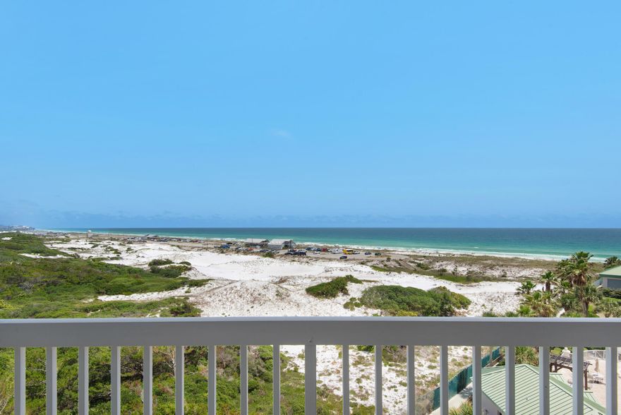 Welcome to beachfront elegance at its finest. This 3-bedroom, 3.5-bath luxury condo in the St. Barth building is perfectly positioned alongside Henderson Beach State Park, offering unobstructed Gulf views to the east. Every room in this stunning residence opens to one of two expansive terraces, ideal for soaking in sunrises, sunsets, and the endless coastal breeze. Step into a spacious open-concept living and dining area featuring a full wall of windows that flood the home with natural light and breathtaking views. The chef's kitchen boasts gorgeous countertops, abundant cabinetry, and an inviting breakfast room overlooking the resort and reaching all the way to Choctawhatchee Bay. The master suite is a true retreat with direct Gulf views, two large closets, and a spa-like.. en-suite bath complete with dual vanities, a Jacuzzi tub, and a walk-in shower. Two generously-sized guest bedrooms each offer private en-suite baths, and a stylish powder room is conveniently located off the foyer. This condo is offered fully furnished with upscale d??cor and thoughtful upgrades throughout. This home is truly move-in ready! St. Barth is a rental-restricted, residential-only building, known for its private ambiance and resort-style amenities, including a secure lobby, private pool, and deeded parking. This unit also comes with a climate-controlled storage unit. Silver Shells Resort amenities includes	1,000 feet of private beach frontage, enormous lagoon pool, indoor/outdoor pool,
tennis courts, pickleball courts, basketball court, and fitness centers (cardio and weight rooms). Just steps from your door, enjoy on-site dining at Ruth's Chris Steakhouse, unwind at the full-service Day Spa, or grab a cocktail at the Sand Bar located directly on the beach. Whether you're seeking a full-time residence or a true second home, this one-of-a-kind condo offers resort living with residential privacy. This is Gulf Coast living at its most refined.