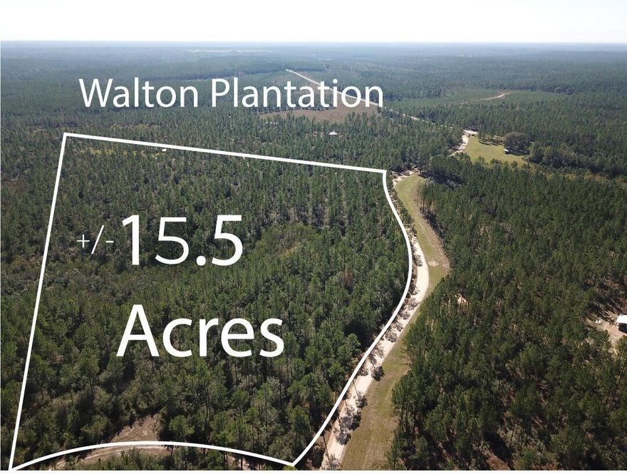 Welcome to Walton Plantation, a gated outdoor-focused community in North Walton County near Paxton, FL. This +/-15.5-acre parcel includes a 30x14 finished cabin with one bedroom and kitchen, an RV porch with roof and generator hookup, and a 2008 fifth-wheel toy hauler with kitchen, sleep quarters, and 15x12 garage. Owners enjoy access to trails for hiking, horseback riding, and ATVs. For an additional fee, owners may join the community hunting club with access to over 2,000 acres. Buyer to verify all details. Buyer to verify details and dimensions.

