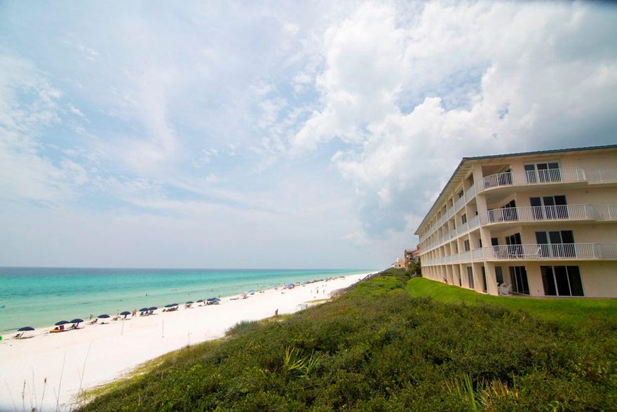 Just blocks from Rosemary Beach and on the south side of 30A is the beachfront community of High Point. With gated access and a luxurious pool this vacation retreat is secluded yet readily accessible to many of 30A's attractions. Located on the 2nd floor, unit 225 overlooks the pool and has captivating gulf views. With a welcoming open floor plan this 3 bedroom 3 bath room unit has been recently updated with brand new sliding glass doors, new windows, a new refrigerator, flats screen televisions and linens. Designed for quality vacation time together, the kitchen, dining room and living room are all open and cohesive to one another. The master bedroom with an en-suite bathroom is gulf facing and has access to the expansive balcony overlooking the pool.