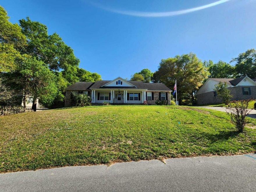 Charming Crestview Home! Features include a mix of carpet, tile, and hardwood floors. The kitchen is updated with recently painted lower cabinets and Formica countertops. Appliances include a stove and microwave (approx. 2+ years). Enjoy an attached garage, back patio, and a 6ft white vinyl fence. The bathroom is dated. Includes HVAC (approx. 8+ years) and electric updates are in progress. No known foundation issue.