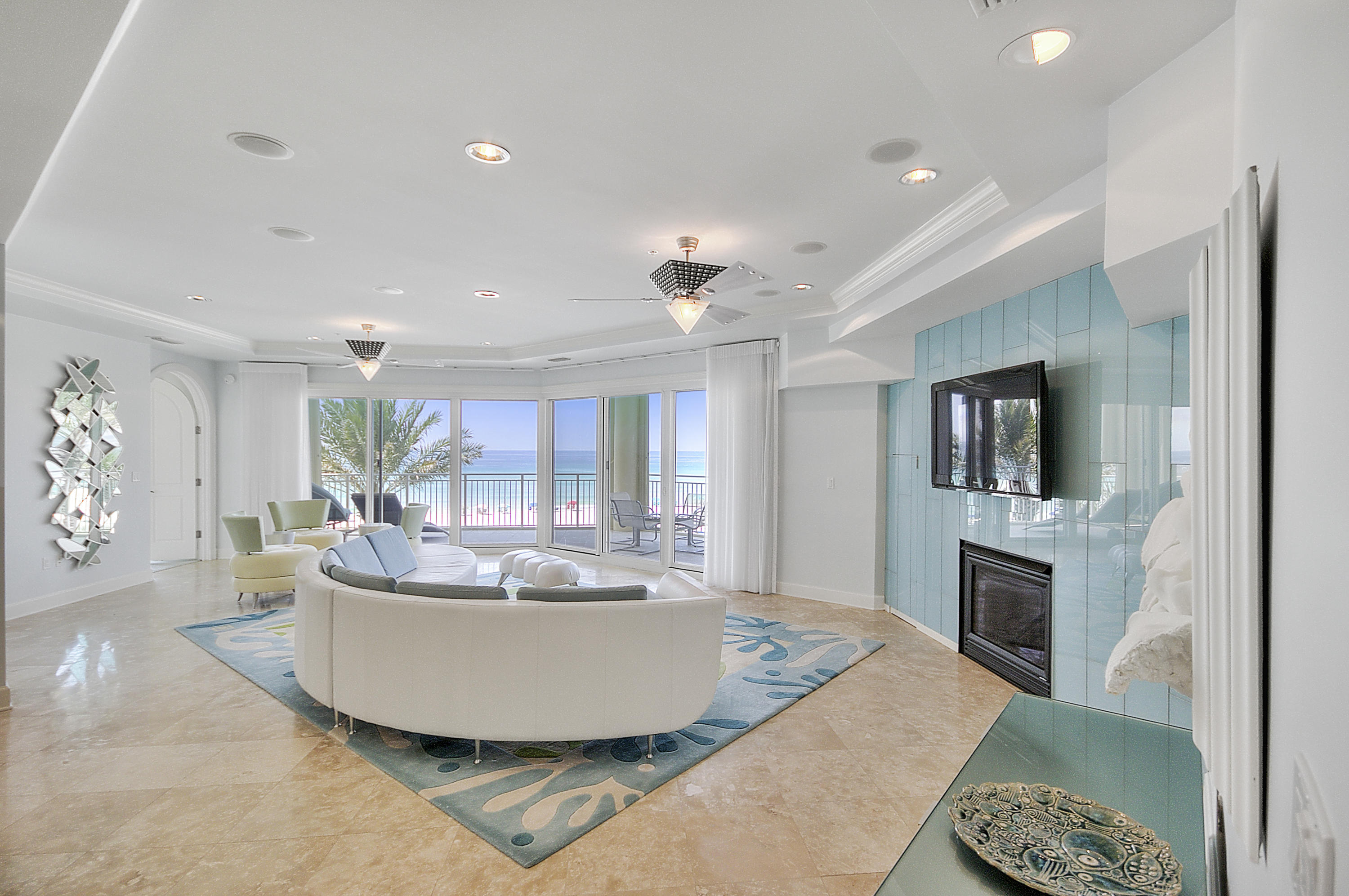 UNIQUE, STUNNING, GORGEOUS!!!! These are just a few of the words that can be used to describe this ''One of a kind opportunity!''This breath taking beauty is an absolutely incredible ''10'' Stack Villa in Grand Dunes South Tower! It is one of only (4) units in the entire development that have stairs that lead directly from your huge / wrap around gulf front balcony, to the Grand Lagoon Pool and Beach without going thru the building or the parking garages.......and it has the largest Gulf Front balcony of all of the single story units in the development!!