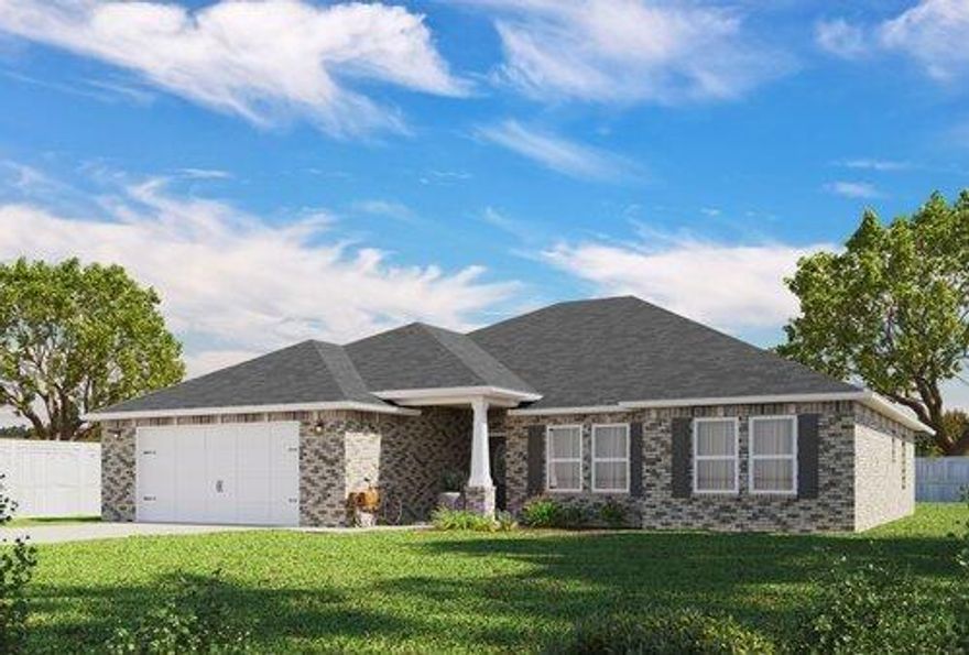 OPEN HOUSE! Saturday & Sunday, July 20th-21st from 11am-2pm. HUGE INCENTIVES! Welcome to Nichols Lake Estates, where rustic countryside charm intertwines with contemporary living. Each home boast expansive lots, including 150+ ft of backyard space. Nichols Lake provides residents with an unparalleled sense of space while offering a perfect fusion of ranch and home. Open-concept living seamlessly merges with curated interiors, reflecting quality and style. The agriculturally zoned properties welcome farm animals, enhancing the serene ambiance of the community. Conveniently and centrally located just off Hwy 87 near I-10, Nichols Lake is just 15 min from Navarre, 15 min from Pensacola, and 30 Min to Hurlburt Field. Est Completion 10/11/24. The Liberty is the smaller of the 4 bedrooms, built to fit the demand of a 4th bedroom that could be used as an office, playroom, game room, craft room or any other 'extra' space you desire. The Liberty offers a split floor plan with an open living room and kitchen concept creating a great space for a dining room as well. The Liberty also offers a spacious master suite and a master bathroom that includes a tub with a tiled surround and a very spacious master closet. Are you going to be one of the few to call Nichols Lake Estates home? Call today for additional details! Photos of a similar home. Check out the 3D tour!