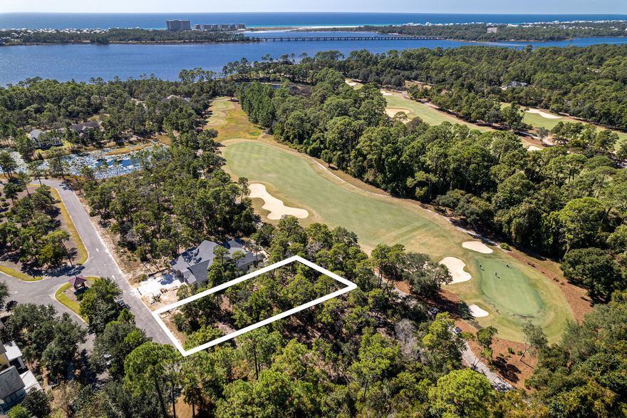 MOTIVATED SELLER!! This beautiful large homesite, within walking distance of the community pool and fitness center, backs up to the 16th hole of Greg Norman's designed course, with a second newly designed 18-hole course under construction. Shark's Tooth located in Wild Heron.  Wild Heron is an 800 acre community situated along the shores of Florida's largest coastal dune lake; under canopies of beautiful old oaks. This unique Coastal Craftsman community, best described as a sanctuary, offers all the world-class amenities you could ever need including Shark's Tooth Golf Club, Har-Tru Hydrocourt Tennis Courts, a lakeside grill and fire pit, community swimming pool, fitness center, boardwalks, trails and parks. The Boathouse at Prospect Point includes a dock for access to Lake Powell and .. is well stocked with kayaks and canoes for residents' use. All just a few miles from the beautiful beaches of the Emerald Coast.
