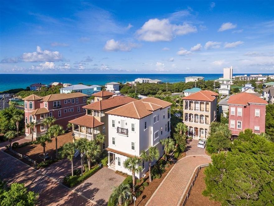 53 Palmeira Way is an excellent vacation rental investment opportunity! The house is in a quiet, gated neighborhood, just 150 yards from the public beach access, and 1.5 miles east of Seaside. HOA dues are low ($134 / month) and include landscape maintenance. Gulf views from the 3rd floor. There's also a heated splash pool in the back yard. Six restaurants, and a seafood market, convenience store, bank, ice cream parlor, and bike rentals are all within walking distance. This deal will be hard to beat.