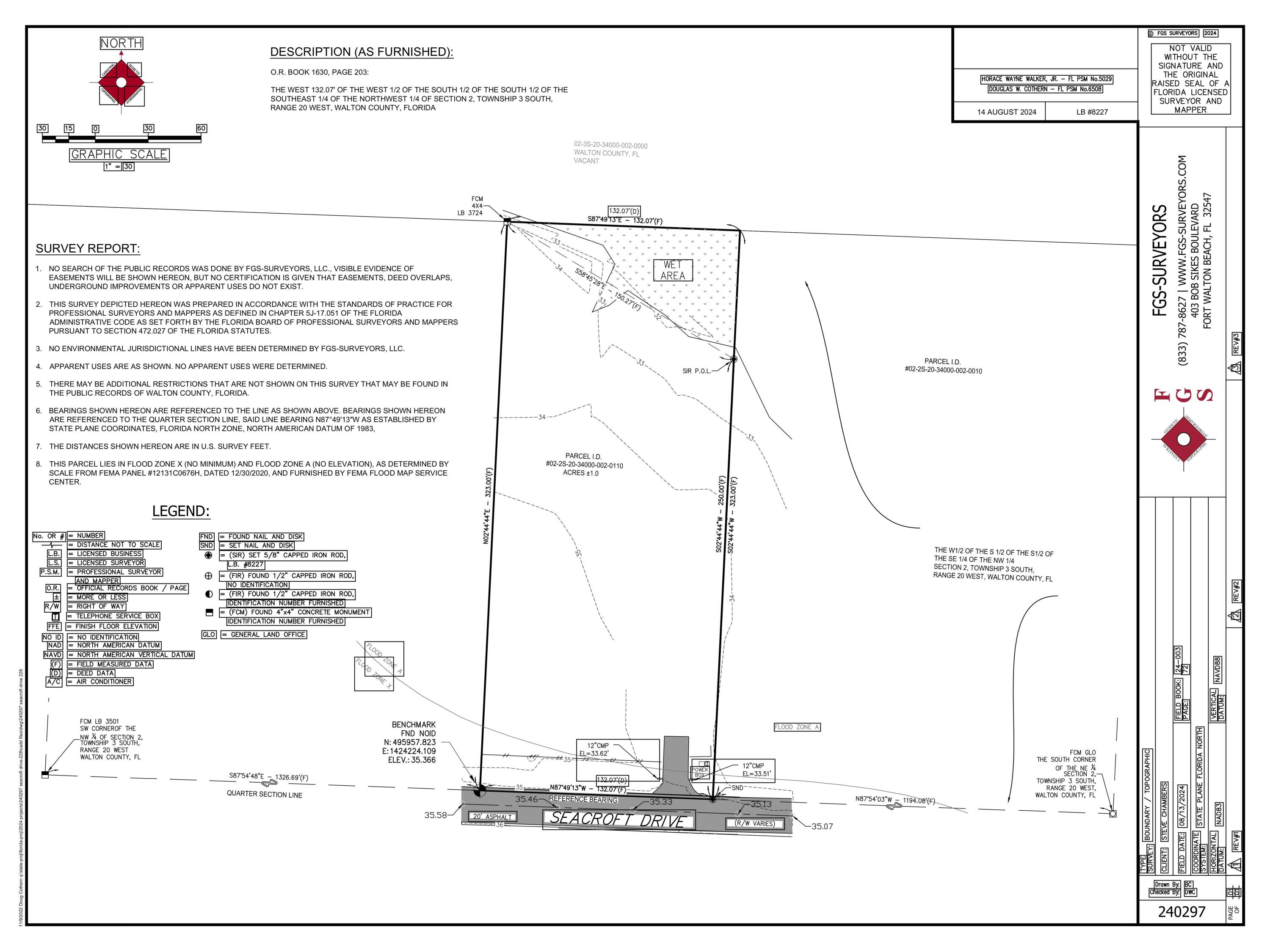 THE W 132.07FT OF THE W1/2 OF THE S1/2 OF THE SE1/4 OF THE NW1/4 IN SEC 02-3S-20W OR 1630-203 - Land