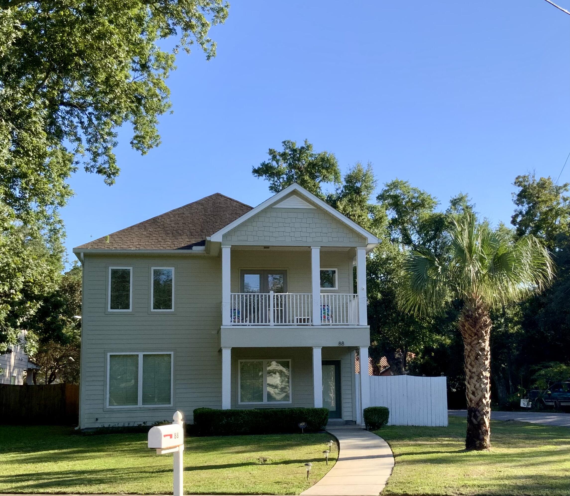 Beautiful Florida cottage style home located in central Fort Walton Beach. This is a must see! Eglin AFB, Hurlburt AFB, shopping, beaches and downtown are all close by. Lots of natural lighting, the great room, dining room and kitchen are open to each other and flow well. The kitchen has granite counters, center island, a gas stove and a generous amount of cabinets, granite counters and a pantry. Also downstairs there is a half bath and mud room. The spacious master suite includes a niche space, walk in closet and private balcony. Two additional roomy bedrooms upstairs share a full bathroom. This corner lot home is well maintained and ready for new owners!