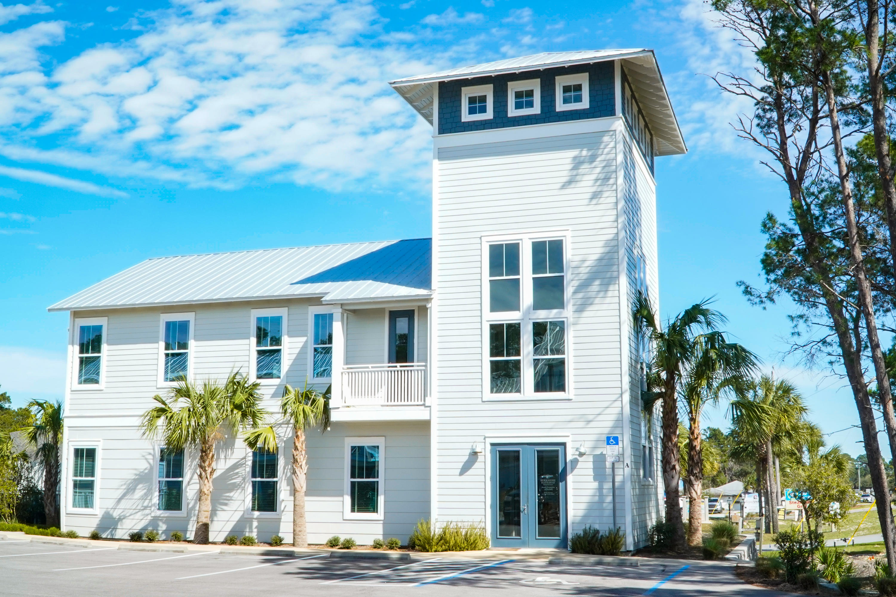 This beautiful, like new office space in Seagrove has almost 3,000 square feet and is right on 30A. Enjoy an open lobby and reception space, 12 spacious and private offices, a gorgeous conference room, elevator plus kitchen space. There are plenty of windows throughout the entire office for all to enjoy the natural light. There is a private parking lot and mature landscaping surrounding the property. Fiber-optic lines run to the building to give you plenty of options for internet and phone without having to rely on Mediacom.